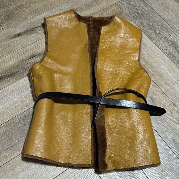 Diego Binetti Sheepskin Vest - Picture 1 of 5